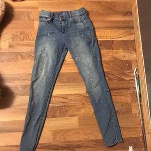Wonder nation, size 1 denim and spotted jeans